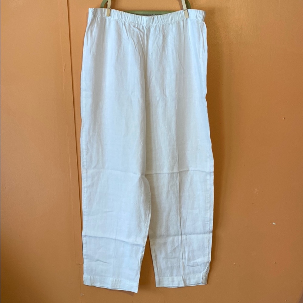 White Linen Pants